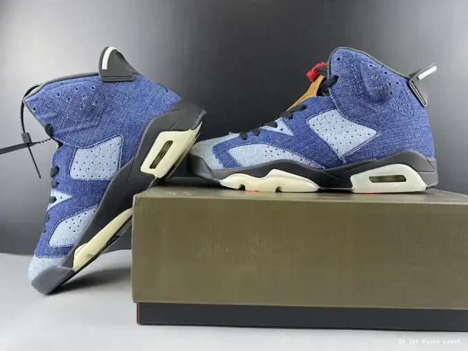 Washed Jordan Denim 6 Air CT5350-401 0523